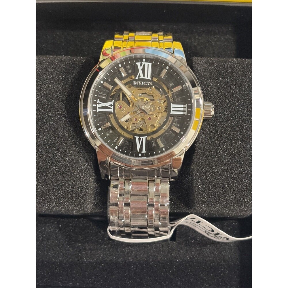 Invicta Objet D Art Automatic 41mm Mens Watch Black Skeleton Dial 69132 - Picture 3 of 13